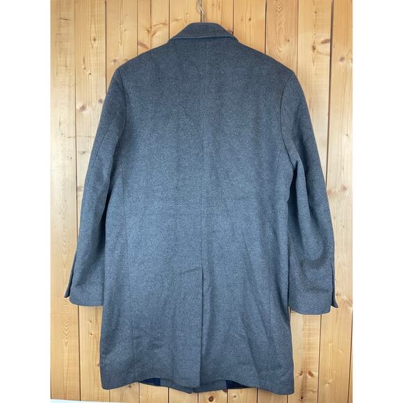 Michael Kors Men's Button-Up Jacket/Overcoat, Gray - Size 38R (Estimated size L) - Picture 2 of 6